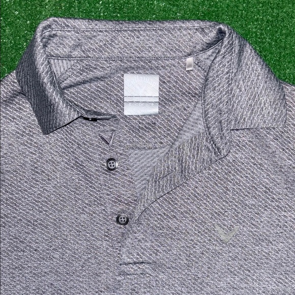 Callaway Men's Gray Polo Shirt - Picture 3 of 7